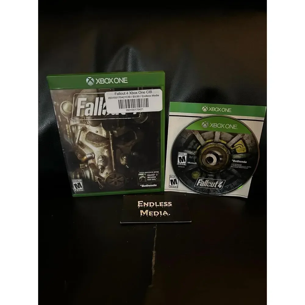 Fallout 4 Microsoft Xbox One CIB Video Game